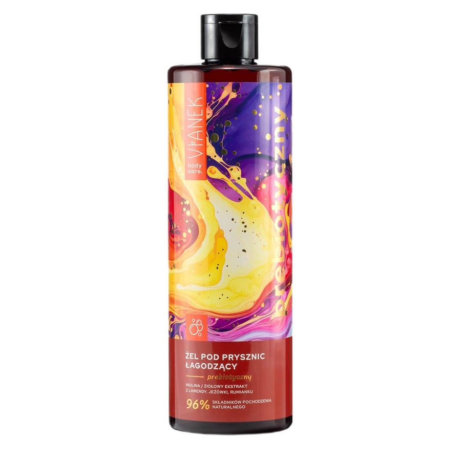 Vianek, Гель для душа с пребиотиками, успокаивающий, 400 мл
Vianek, Гель для душа с пребиотиками, успокаивающий, 400 мл