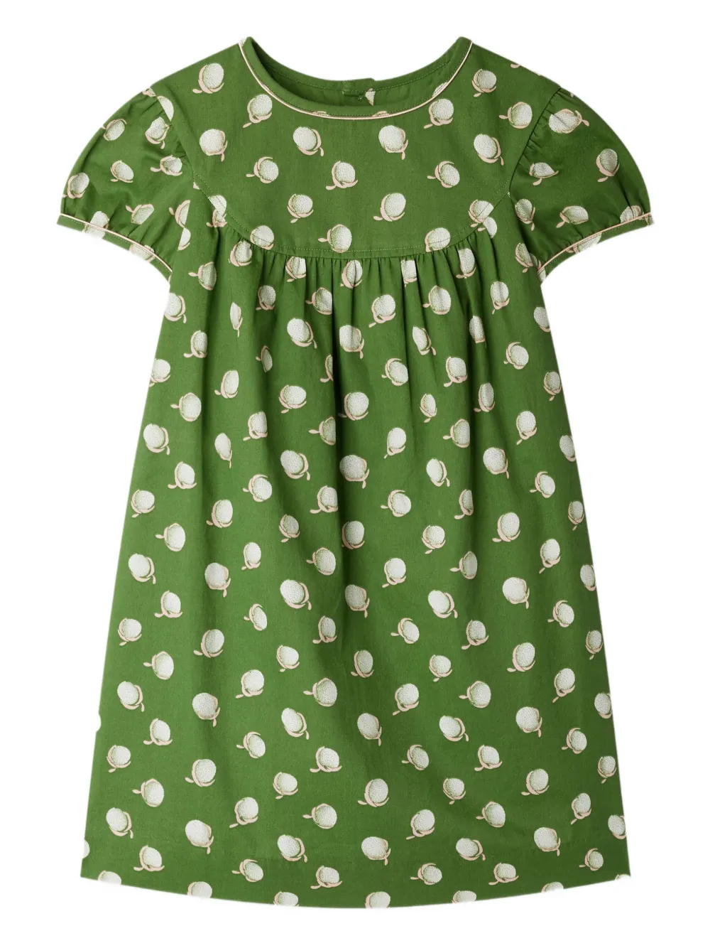 Хлопковое платье с графическим принтом Bonpoint, зеленый
Хлопковое платье с графическим принтом Bonpoint, зеленый