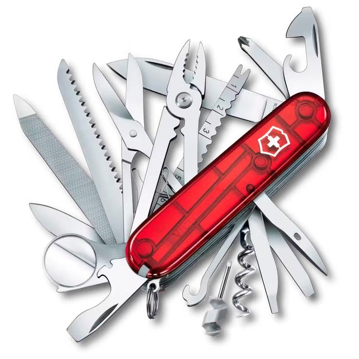 Нож Swiss Champ Translucide Red Victorinox
Нож Swiss Champ Translucide Red Victorinox