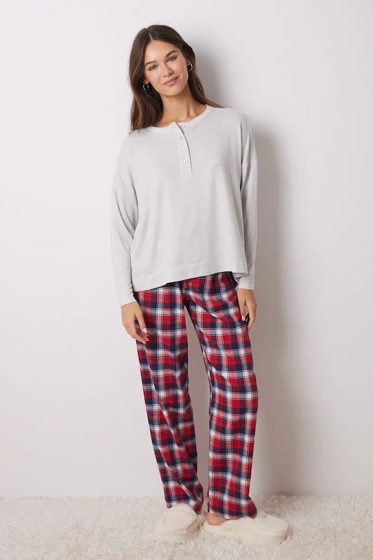 Пижамная рубашка с длинным рукавом Mix and Match Perfect Match Women'Secret, серый
Пижамная рубашка с длинным рукавом Mix and Match Perfect Match Women'Secret, серый