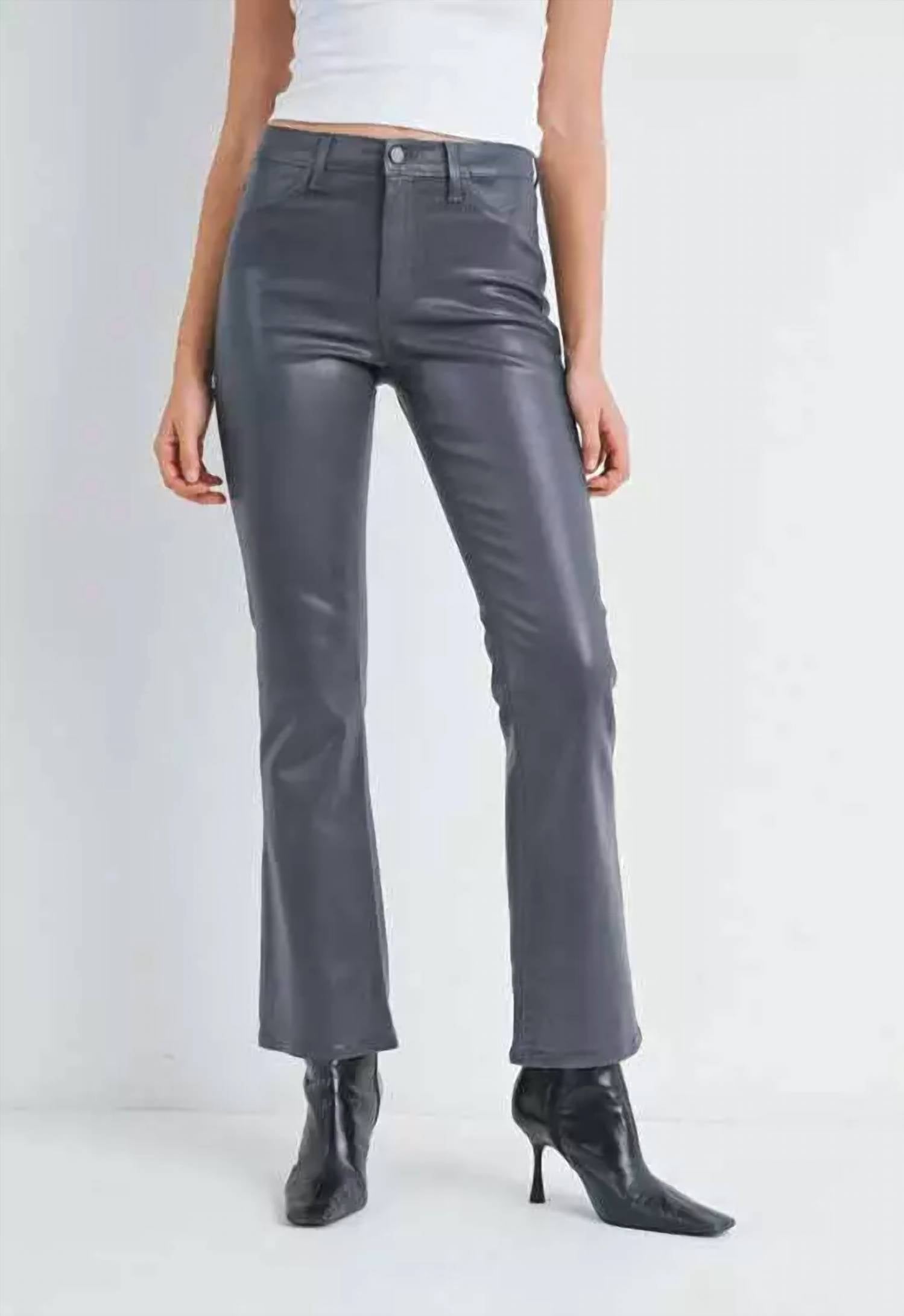 Узкие расклешенные джинсы с покрытием, цвет древесный уголь JUST BLACK DENIM, Charcoal
Узкие расклешенные джинсы с покрытием, цвет древесный уголь JUST BLACK DENIM, Charcoal