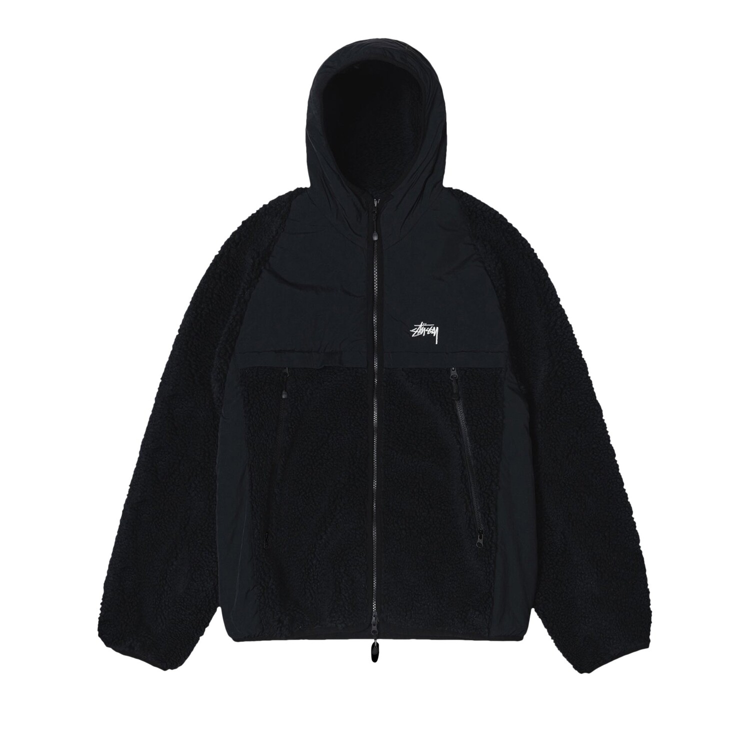 Куртка Stussy Sherpa со вставками и капюшоном, цвет Черный
Куртка Stussy Sherpa со вставками и капюшоном, цвет Черный
