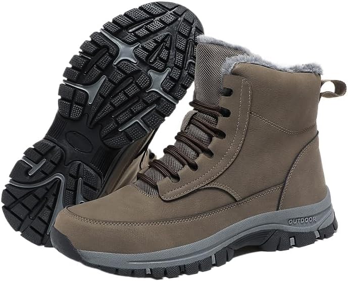 Мужские утепленные водонепроницаемые ботинки Hhhchpm, хаки
Мужские утепленные водонепроницаемые ботинки Hhhchpm, хаки