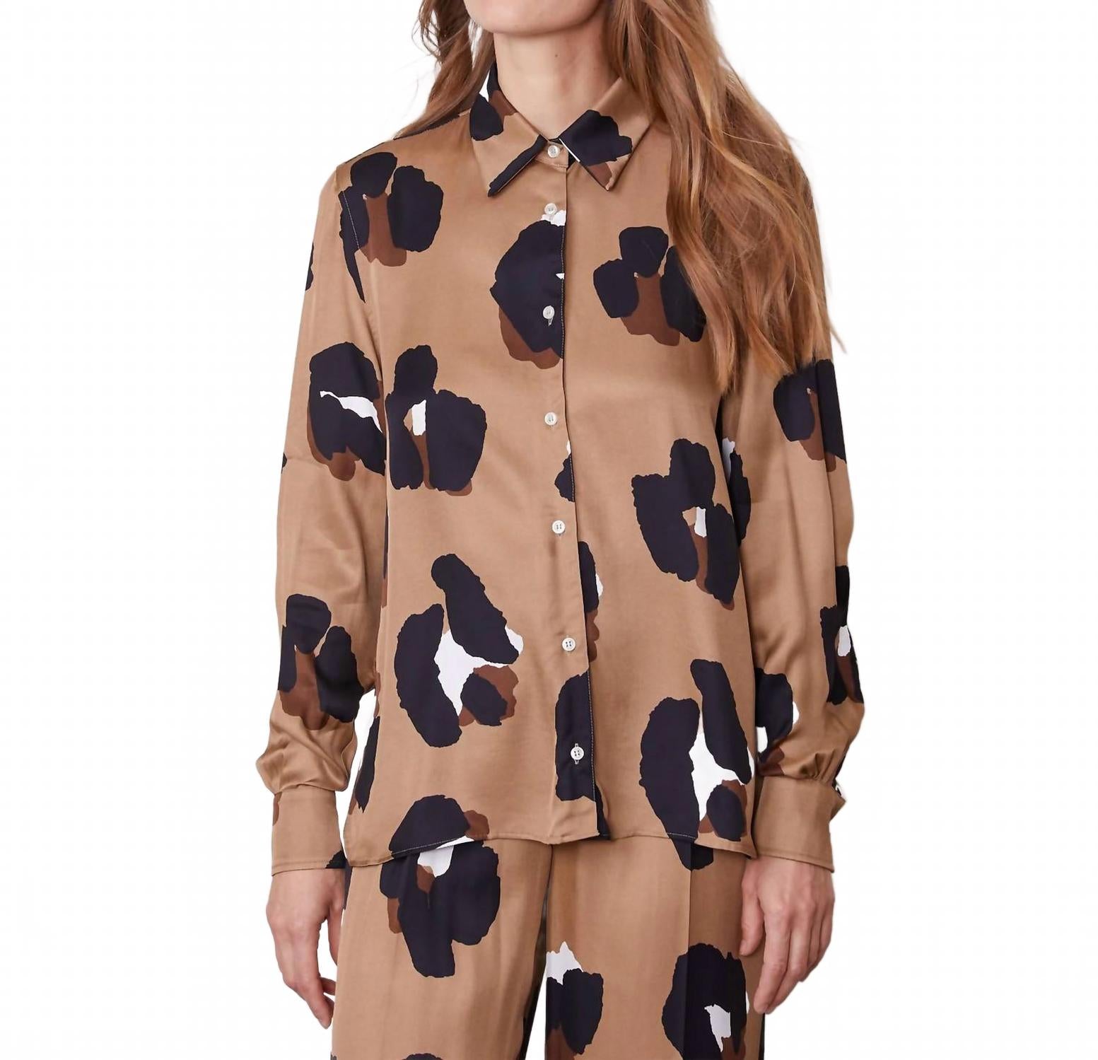 Эльзини Италия Ви Лео Принт Рубашка в цвете ириска/черный/коричневый/белый Officine Générale
Эльзини Италия Ви Лео Принт Рубашка в цвете ириска/черный/коричневый/белый Officine Générale