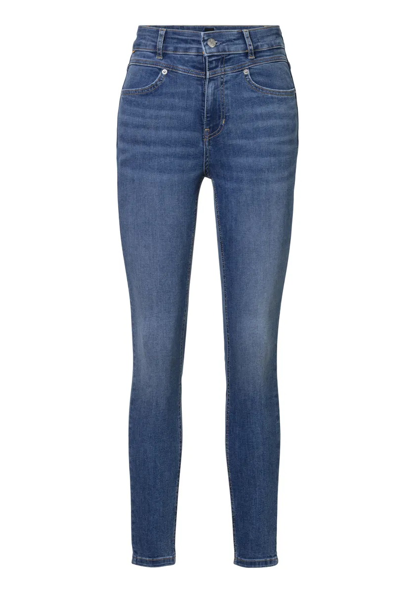 Джинсы с высокой талией BOSS ORANGE "KITT SKINNY HR BC Premiumженская мода", с кожаным значком, цвет Open Blue466
Джинсы с высокой талией BOSS ORANGE "KITT SKINNY HR BC Premiumженская мода", с кожаным значком, цвет Open Blue466