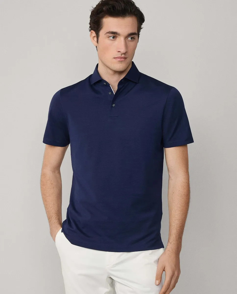 Мужская рубашка поло из мерсеризованного хлопка с короткими рукавами классического кроя Hackett, индиго, Фиолетовый, Мужская рубашка поло из мерсеризованного хлопка с короткими рукавами классического кроя Hackett, индиго
Мужская рубашка поло из мерсеризованного хлопка с короткими рукавами классического кроя Hackett, индиго, Фиолетовый, Мужская рубашка поло из мерсеризованного хлопка с короткими рукавами классического кроя Hackett, индиго