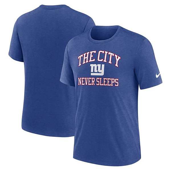 Мужская футболка tri-blend royal new york giants the city never sleeps Nike
Мужская футболка tri-blend royal new york giants the city never sleeps Nike