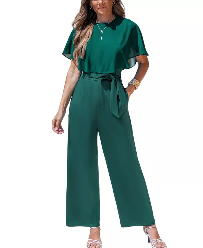 Женский прозрачный комбинезон с широкими штанинами Cupshe, зеленый
Женский прозрачный комбинезон с широкими штанинами Cupshe, зеленый