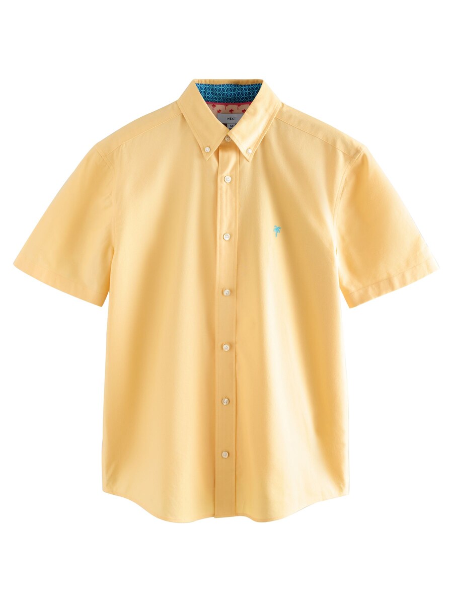 Рубашка на пуговицах классического кроя Next, желтый
Рубашка на пуговицах классического кроя Next, желтый