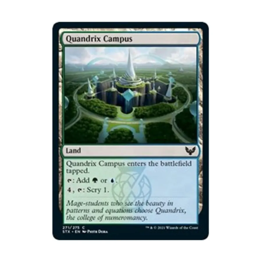 CCG Кампус Квандрикс (К), MTG - Strixhaven - School of Mages
CCG Кампус Квандрикс (К), MTG - Strixhaven - School of Mages