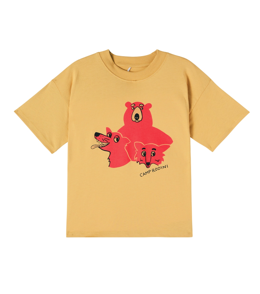 Футболка из хлопкового джерси с принтом Mini Rodini, бежевый
Футболка из хлопкового джерси с принтом Mini Rodini, бежевый