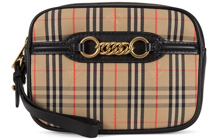 Сумка через плечо 1983 Check Link с кожаной отделкой черная Burberry
Сумка через плечо 1983 Check Link с кожаной отделкой черная Burberry