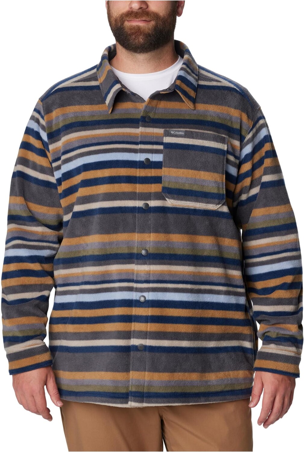 Куртка Big & Tall Steens Mountain Printed Shirt Jacket Columbia, цвет Shark Surfcrest Stripe Print
Куртка Big & Tall Steens Mountain Printed Shirt Jacket Columbia, цвет Shark Surfcrest Stripe Print