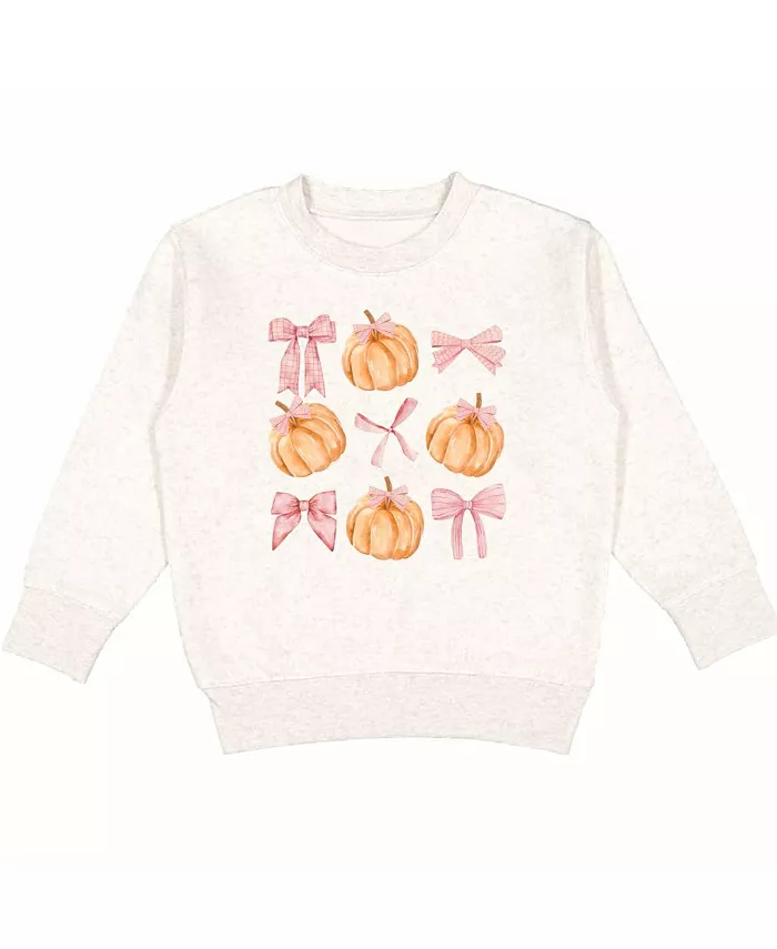 Толстовка с тыквой для маленьких и больших девочек Sweet Wink, коричневый/бежевый 
Толстовка с тыквой для маленьких и больших девочек Sweet Wink, коричневый/бежевый