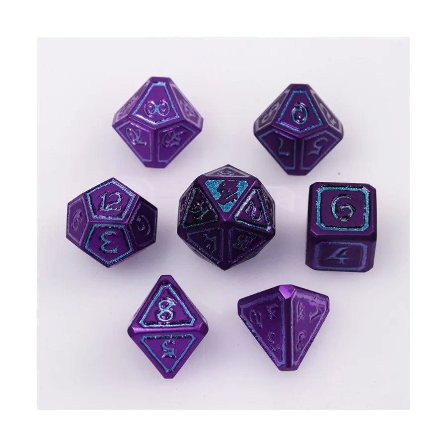 Полигональный набор Гильдии магов - Колдовство (7), Metal Poly Dice Sets (Die Hard Dice)
Полигональный набор Гильдии магов - Колдовство (7), Metal Poly Dice Sets (Die Hard Dice)