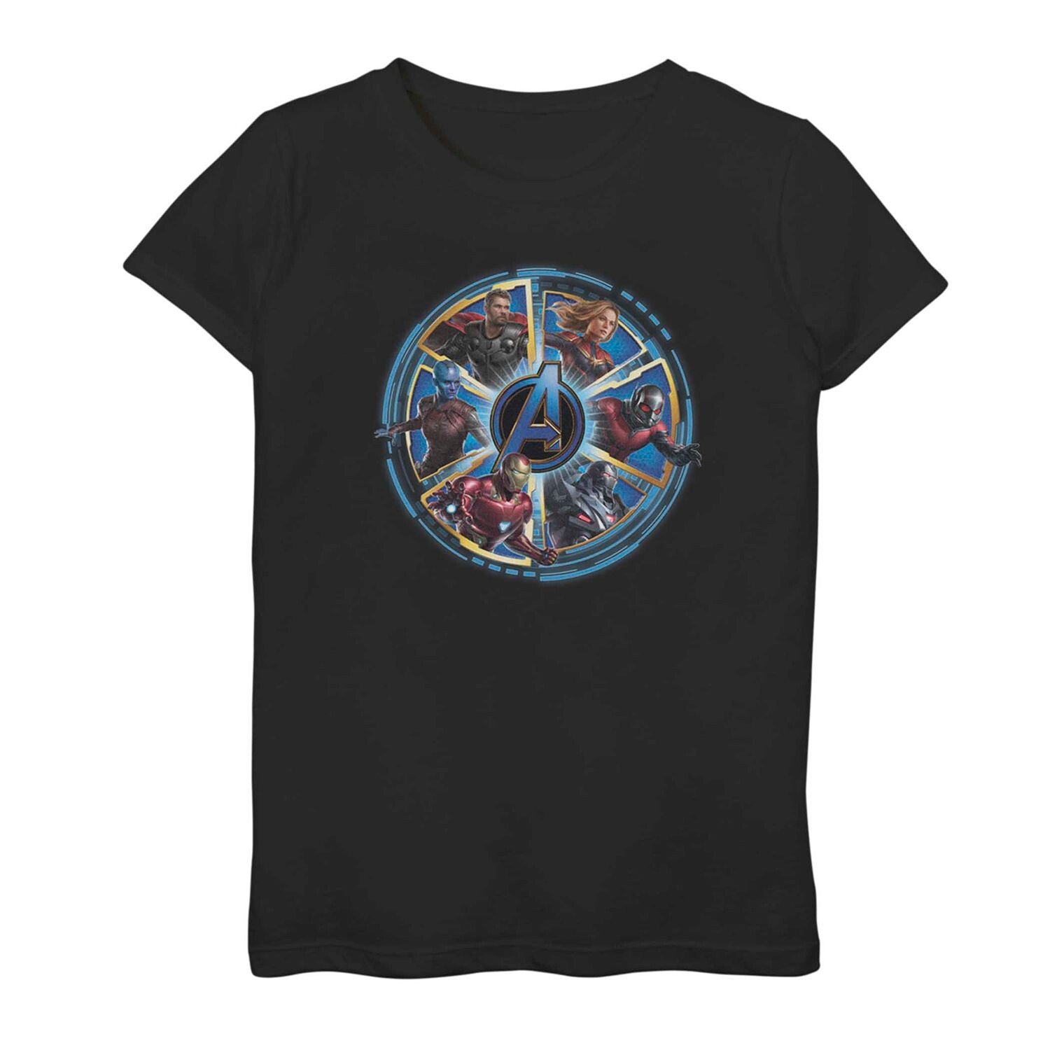 Футболка для девочек 7–16 лет с изображением героев Marvel Avengers Endgame Circle Marvel
Футболка для девочек 7–16 лет с изображением героев Marvel Avengers Endgame Circle Marvel