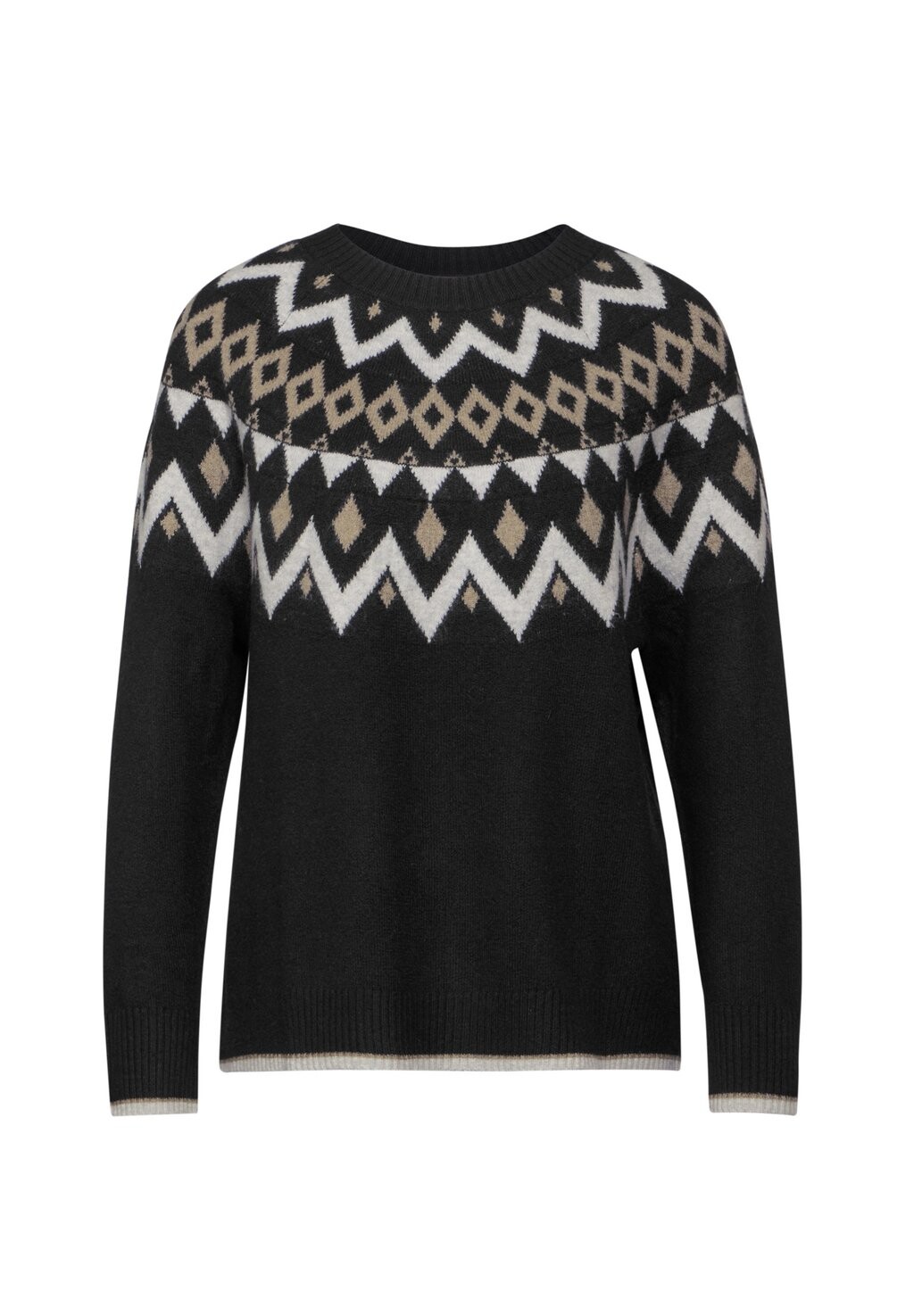 Джемпер IM NORWEGER-STIL Street One, черный 
Джемпер IM NORWEGER-STIL Street One, черный