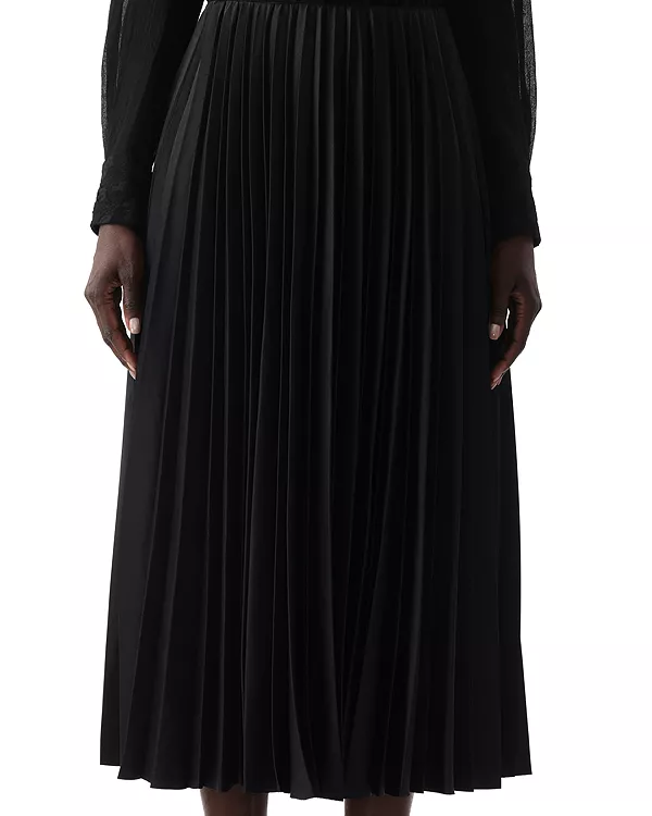 Плиссированная юбка-миди из крепового атласа Jason Wu Collection, черный
Плиссированная юбка-миди из крепового атласа Jason Wu Collection, черный