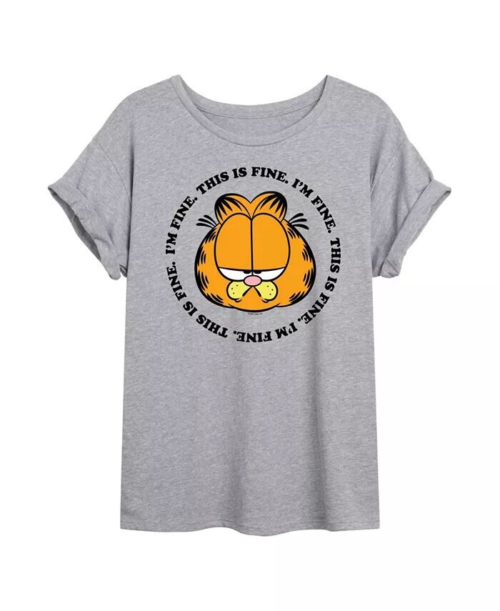 Hybrid Apparel Trendy Juniors Футболка оверсайз с изящным графическим рисунком Garfield GOOD VIBES LLC, серый
Hybrid Apparel Trendy Juniors Футболка оверсайз с изящным графическим рисунком Garfield GOOD VIBES LLC, серый