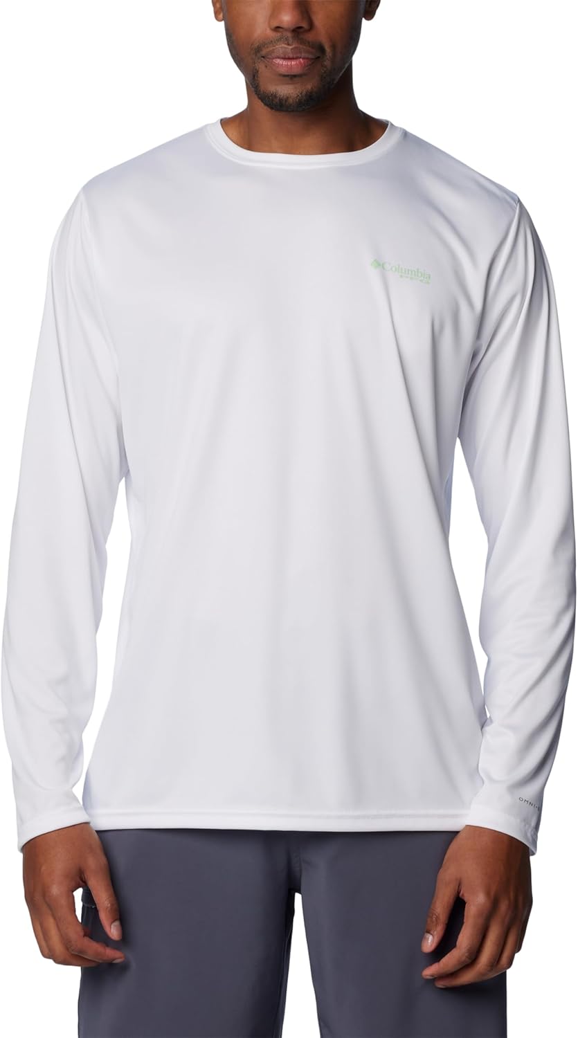 Columbia мужская футболка PFG Terminal Tackle с длинным рукавом, White/Bright Nectar Mid Atlantic
Columbia мужская футболка PFG Terminal Tackle с длинным рукавом, White/Bright Nectar Mid Atlantic