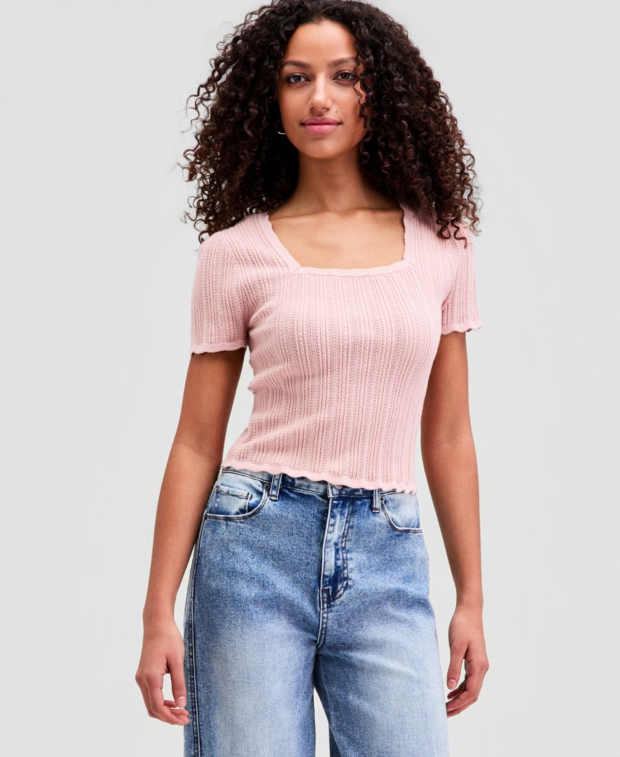 Женский ажурный свитер с короткими рукавами, эксклюзивно для Macy's And Now This, As Is
Женский ажурный свитер с короткими рукавами, эксклюзивно для Macy's And Now This, As Is