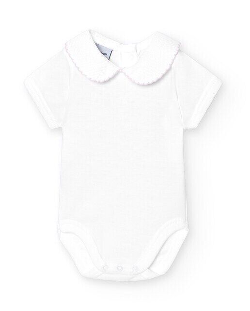 Комплект из 2 детских боди с короткими рукавами и воротником пике Babidú, розовый
Комплект из 2 детских боди с короткими рукавами и воротником пике Babidú, розовый