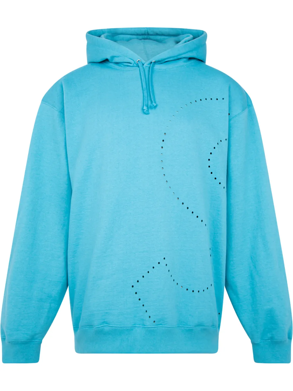 Худи с перфорированным логотипом Supreme, синий
Худи с перфорированным логотипом Supreme, синий