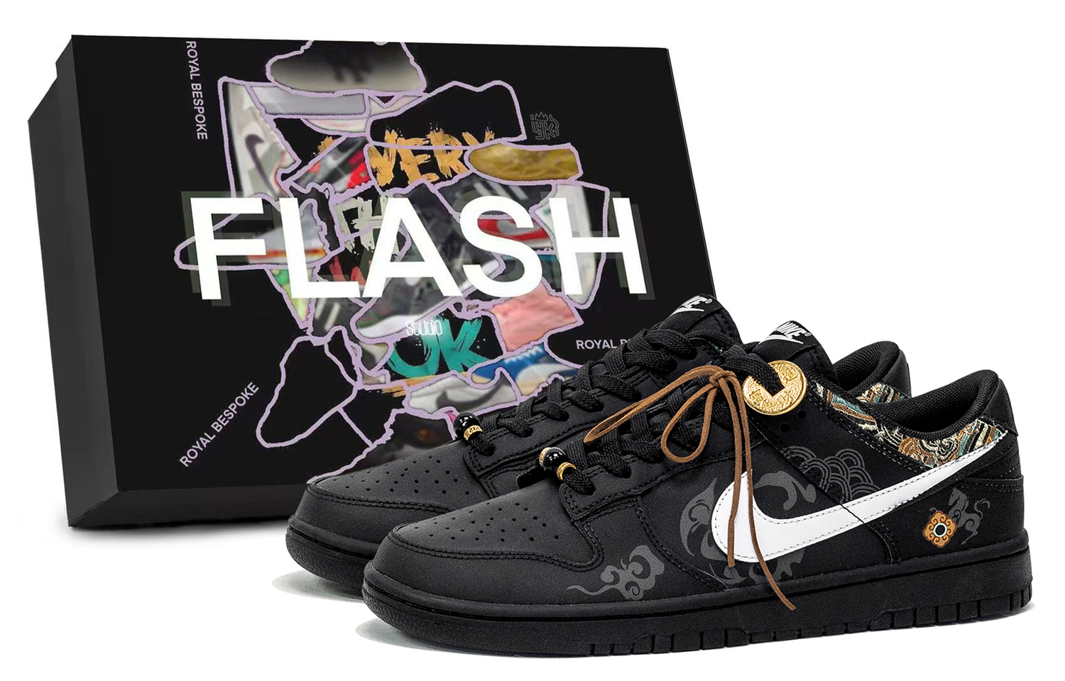 Nike Мужские низкие скейтборд-кроссовки Dunk Old Scuffs, в коробке черный с белыми боковинами
Nike Мужские низкие скейтборд-кроссовки Dunk Old Scuffs, в коробке черный с белыми боковинами