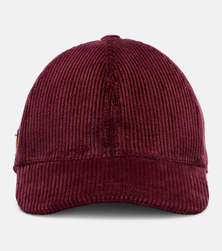 Хлопковая вельветовая бейсболка Prada, Burgundy
Хлопковая вельветовая бейсболка Prada, Burgundy