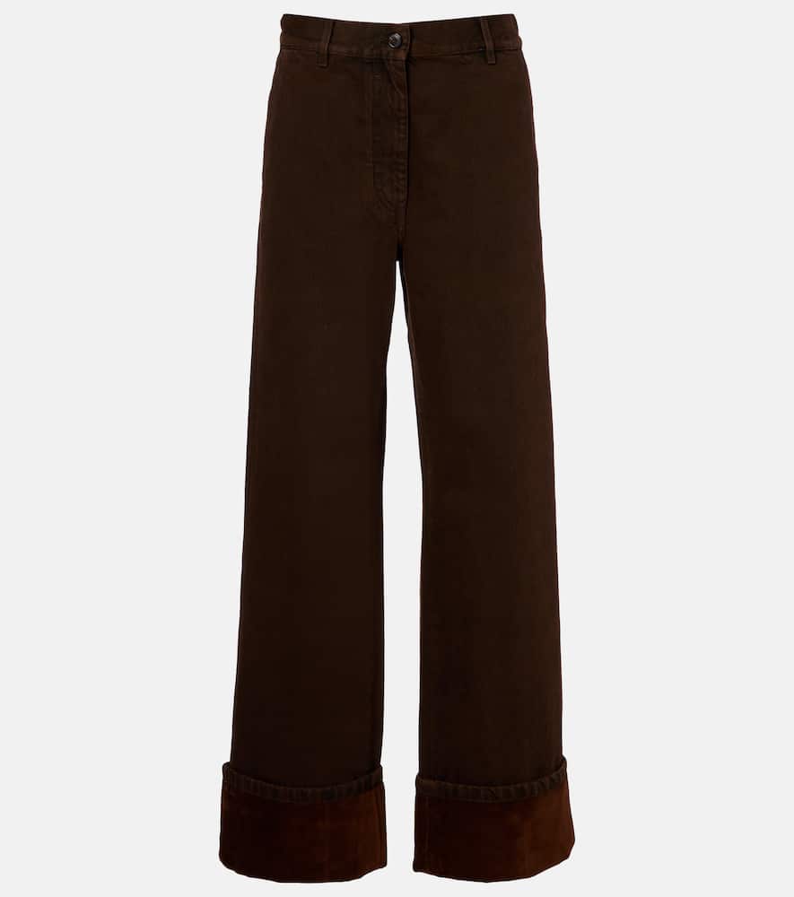 Высокие прямые джинсы Dries Van Noten, Brown
Высокие прямые джинсы Dries Van Noten, Brown