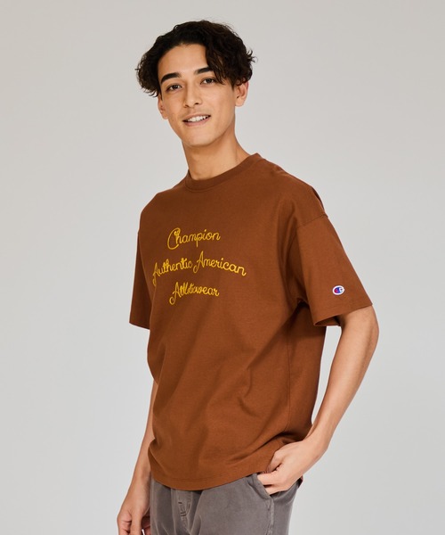Мужская футболка с коротким рукавом, повседневная Champion, коричневый
Мужская футболка с коротким рукавом, повседневная Champion, коричневый