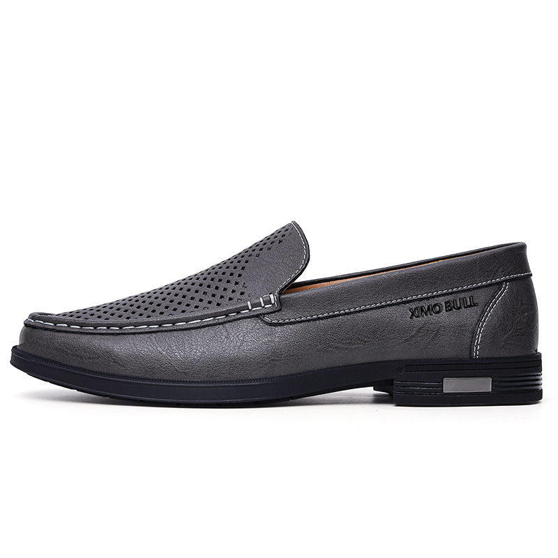 XIMO BULL Мужские повседневные кожаные туфли черно-серые с прорезями, цвет Gray Cut-Out
XIMO BULL Мужские повседневные кожаные туфли черно-серые с прорезями, цвет Gray Cut-Out