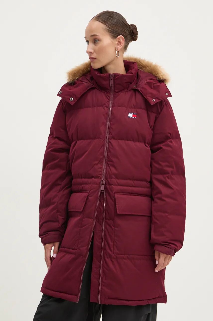 Пуховик Tommy Jeans, гранатовый
Пуховик Tommy Jeans, гранатовый