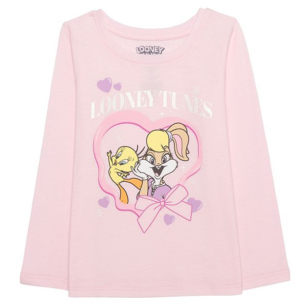 Детская футболка с длинным рукавом Looney Tunes Lola Bunny & Tweety Bird Jumping Beans
Детская футболка с длинным рукавом Looney Tunes Lola Bunny & Tweety Bird Jumping Beans