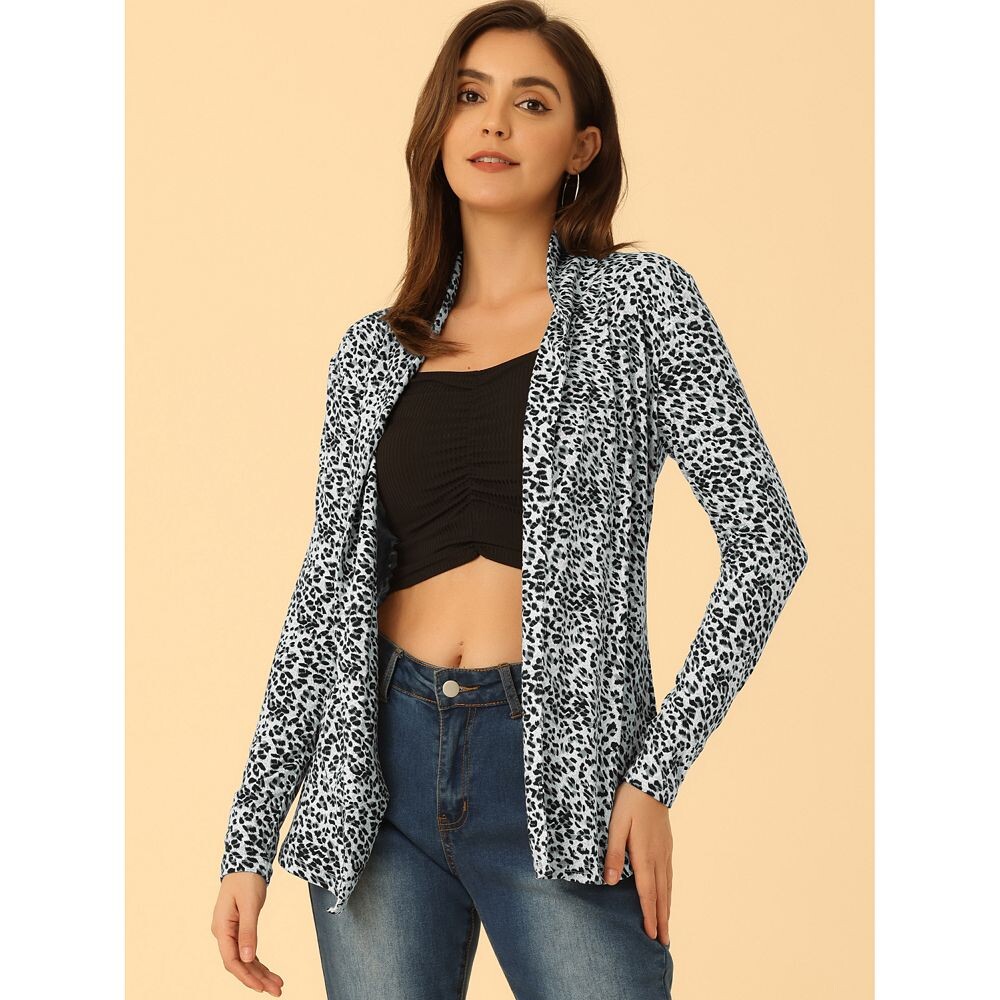 Женский осенний легкий кардиган с открытым передом и длинными рукавами ALLEGRA K, белый
Женский осенний легкий кардиган с открытым передом и длинными рукавами ALLEGRA K, белый