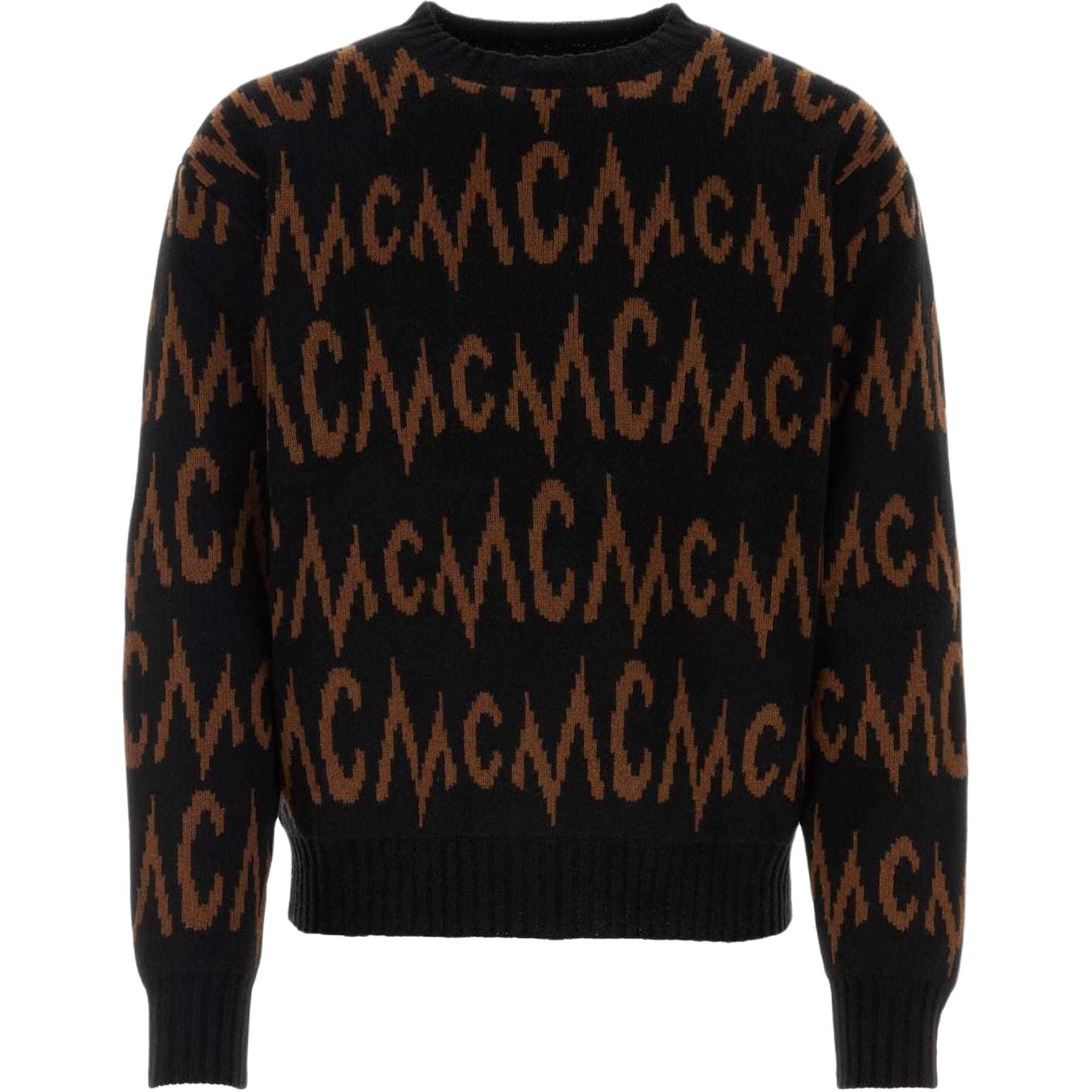 Свитер с интарсией логотипа MCM, черный
Свитер с интарсией логотипа MCM, черный