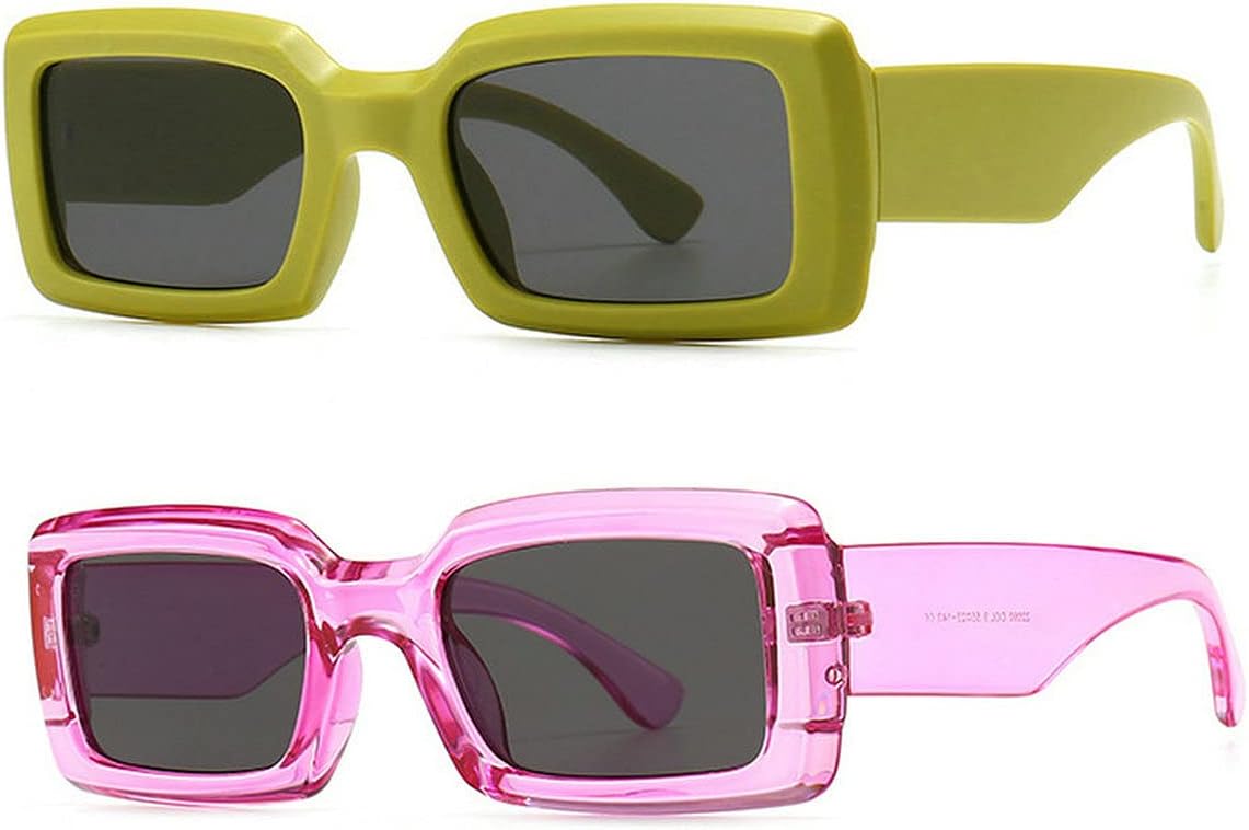 laureles/2021 Квадратные солнцезащитные очки для путешествий, маленькие прямоугольные солнцезащитные очки для мужчин и женщин, винтажные, ретро, конфетные цвета (2 шт., зеленые, серые + розовые), Green,pink
laureles/2021 Квадратные солнцезащитные очки для путешествий, маленькие прямоугольные солнцезащитные очки для мужчин и женщин, винтажные, ретро, конфетные цвета (2 шт., зеленые, серые + розовые), Green,pink