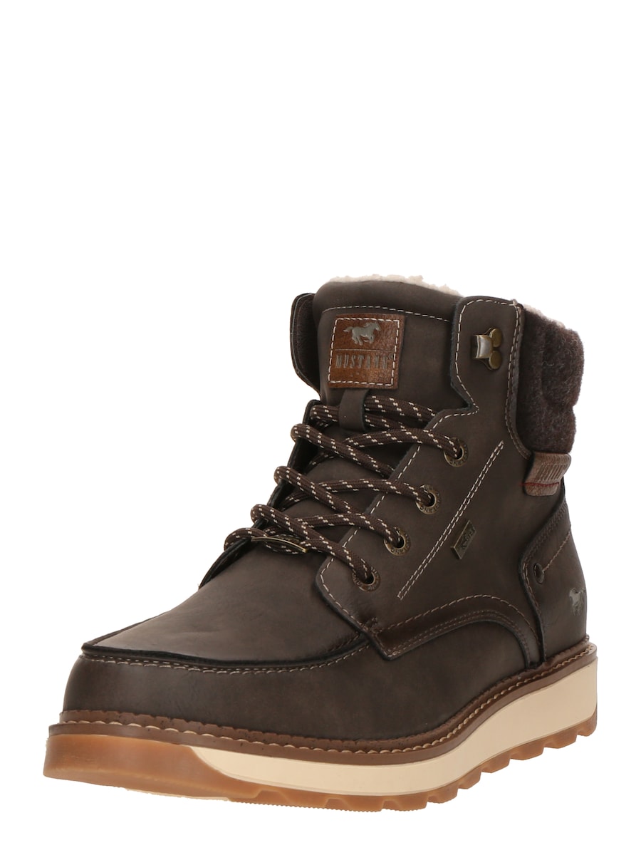 Ботинки на шнуровке MUSTANG, темно-коричневый
Ботинки на шнуровке MUSTANG, темно-коричневый