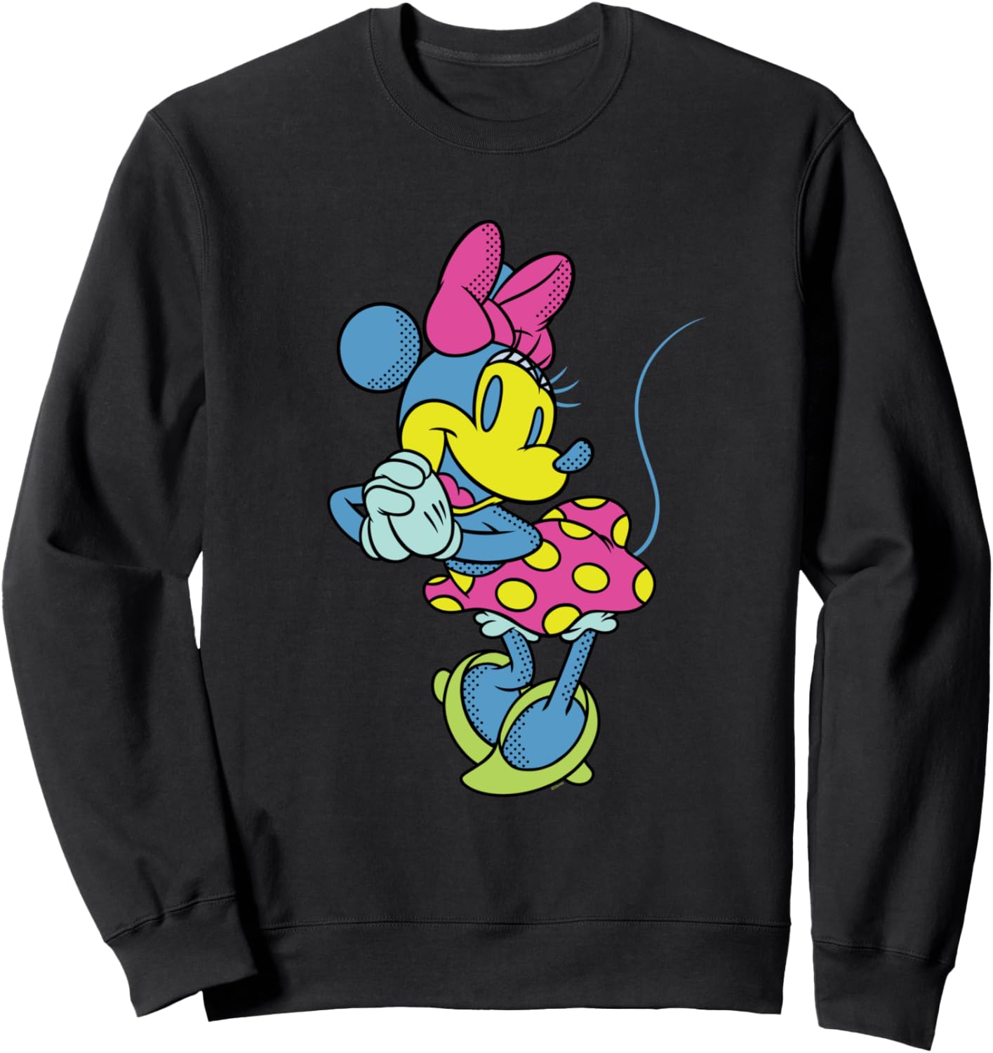 Толстовка Disney с изображением Минни Маус в классической милой позе в стиле ретро поп-арт, черный
Толстовка Disney с изображением Минни Маус в классической милой позе в стиле ретро поп-арт, черный