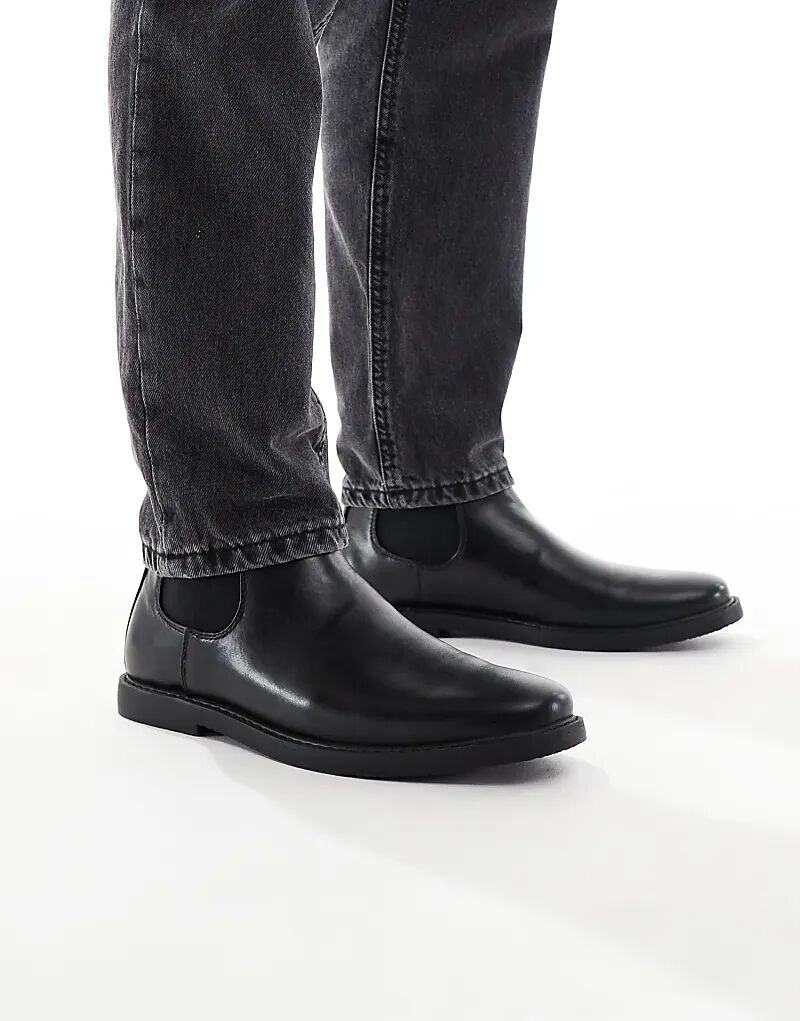 Ботинки челси SEQWL с круглым носком черного цвета
Ботинки челси SEQWL с круглым носком черного цвета