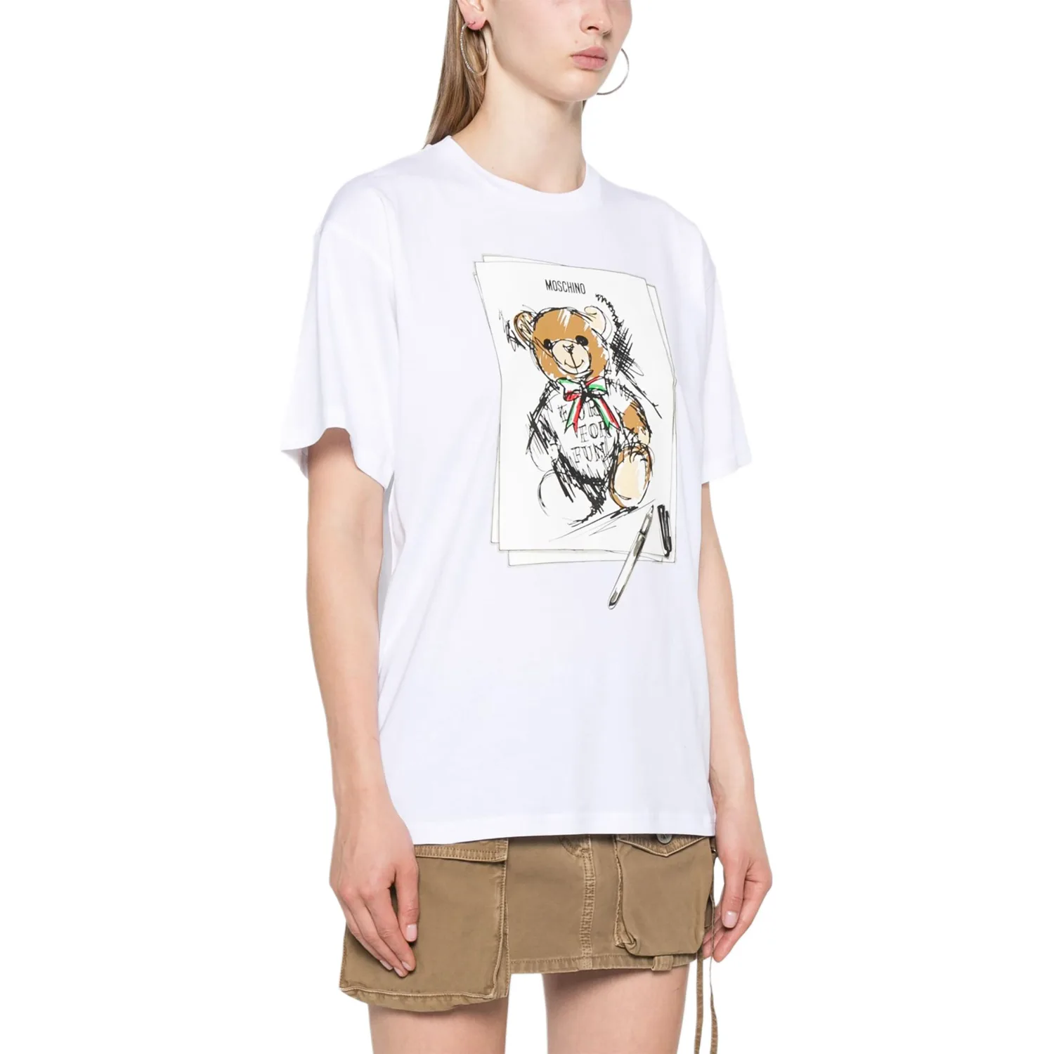 Футболка с принтом MOSCHINO, optical белый
Футболка с принтом MOSCHINO, optical белый