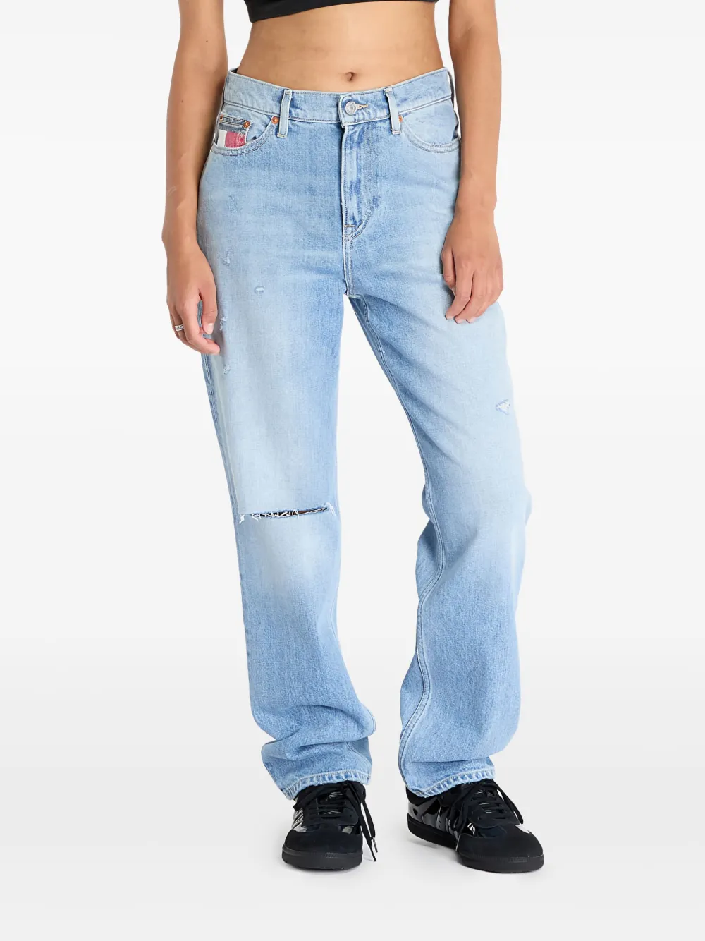 Джинсы Izzie прямого кроя Tommy Jeans, синий
Джинсы Izzie прямого кроя Tommy Jeans, синий