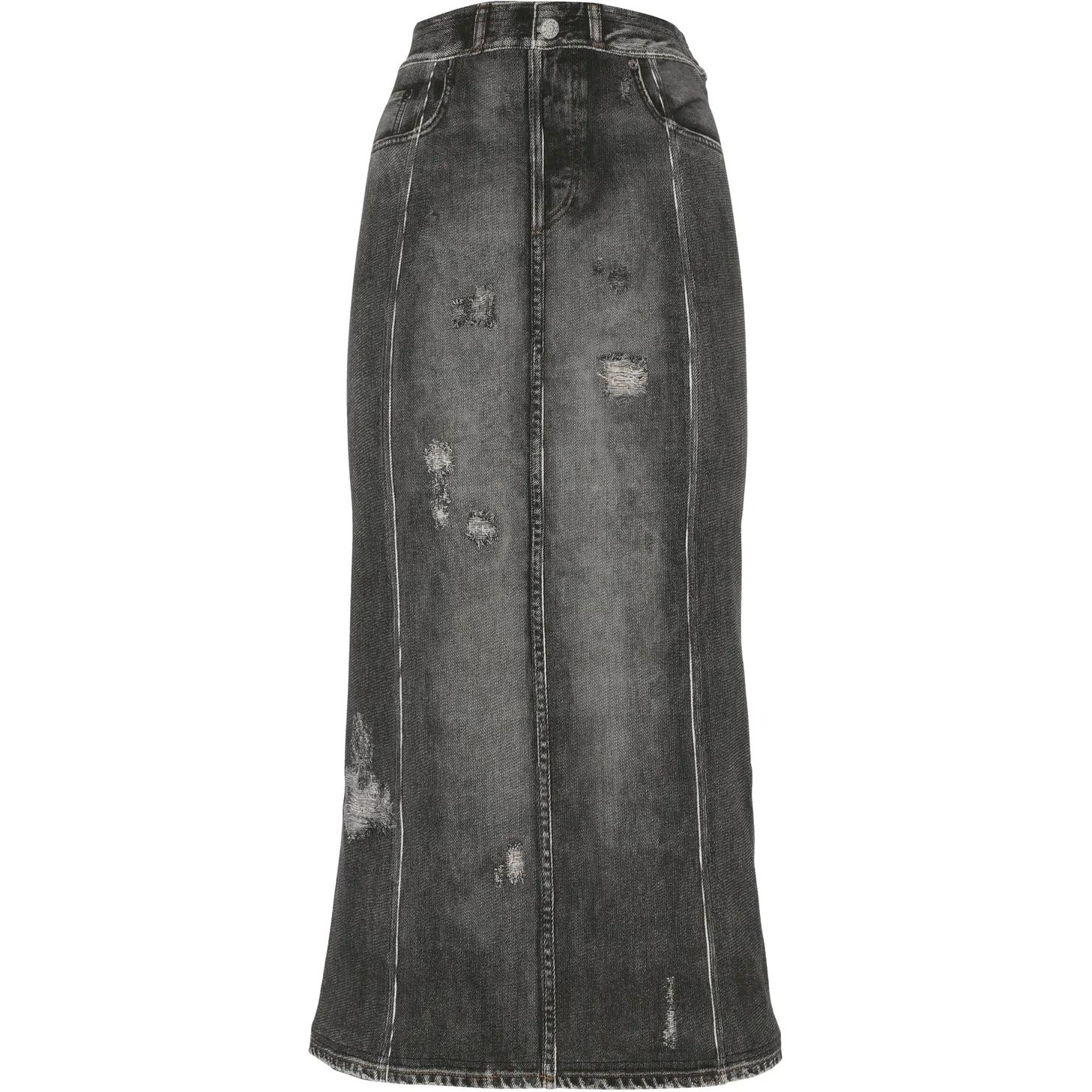 Джинсовая юбка с эффектом поношенности Acne Studios, черная
Джинсовая юбка с эффектом поношенности Acne Studios, черная