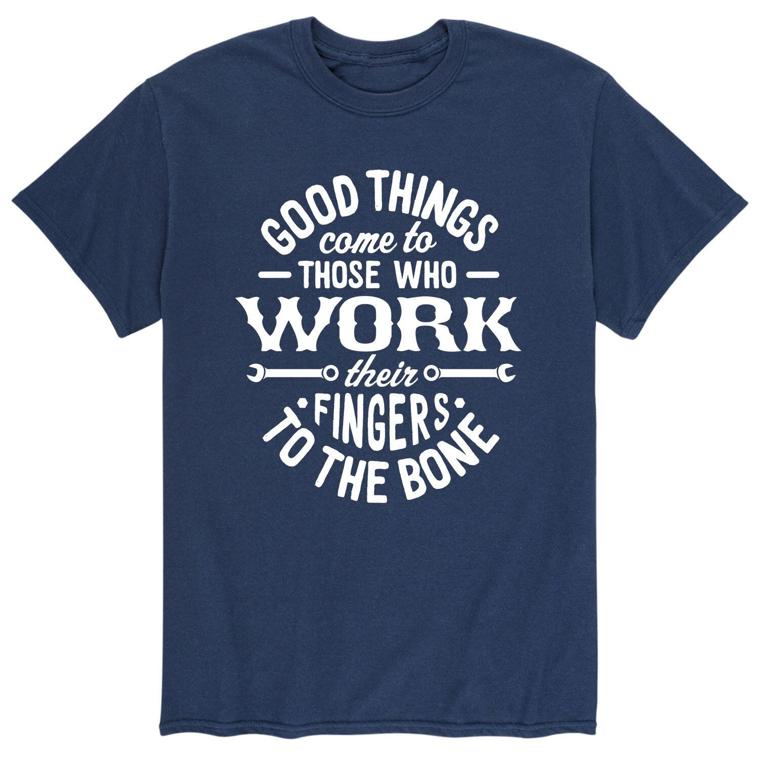 Мужская футболка Good Things Come Work с пальцами Licensed Character
Мужская футболка Good Things Come Work с пальцами Licensed Character