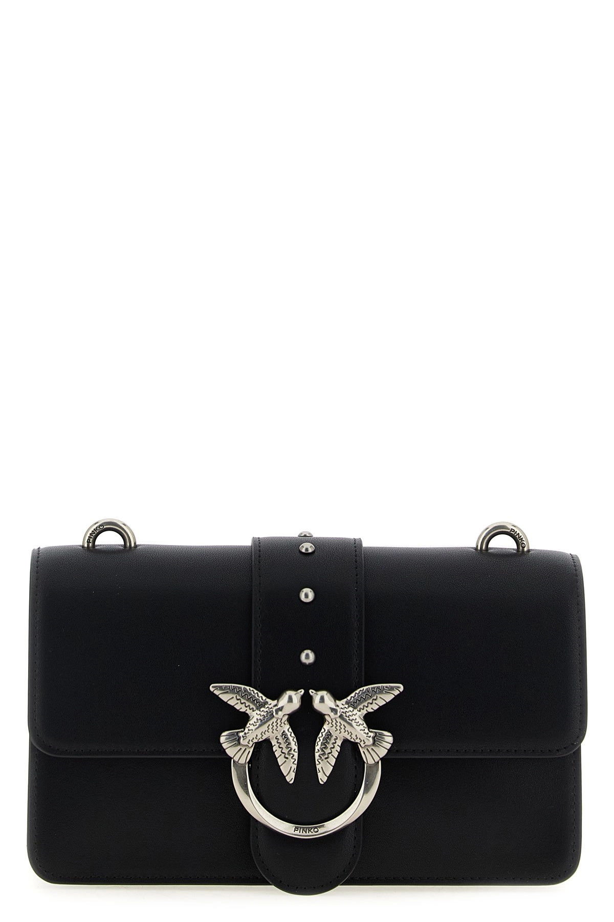 Кожаная сумка Pinko Love One Mini, черная
Кожаная сумка Pinko Love One Mini, черная