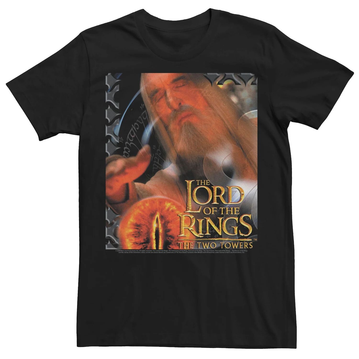 Мужская футболка с плакатом «Властелин колец: Две башни Саруман» Licensed Character
Мужская футболка с плакатом «Властелин колец: Две башни Саруман» Licensed Character