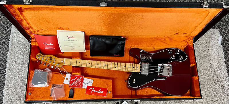 Электрогитара Fender American Vintage II 1977 Telecaster Custom Guitar, Maple Neck, Wine +Case
Электрогитара Fender American Vintage II 1977 Telecaster Custom Guitar, Maple Neck, Wine +Case