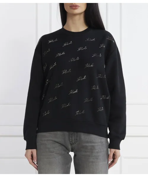 Толстовка Karl со стразами Loose fit Karl Lagerfeld, черный
Толстовка Karl со стразами Loose fit Karl Lagerfeld, черный
