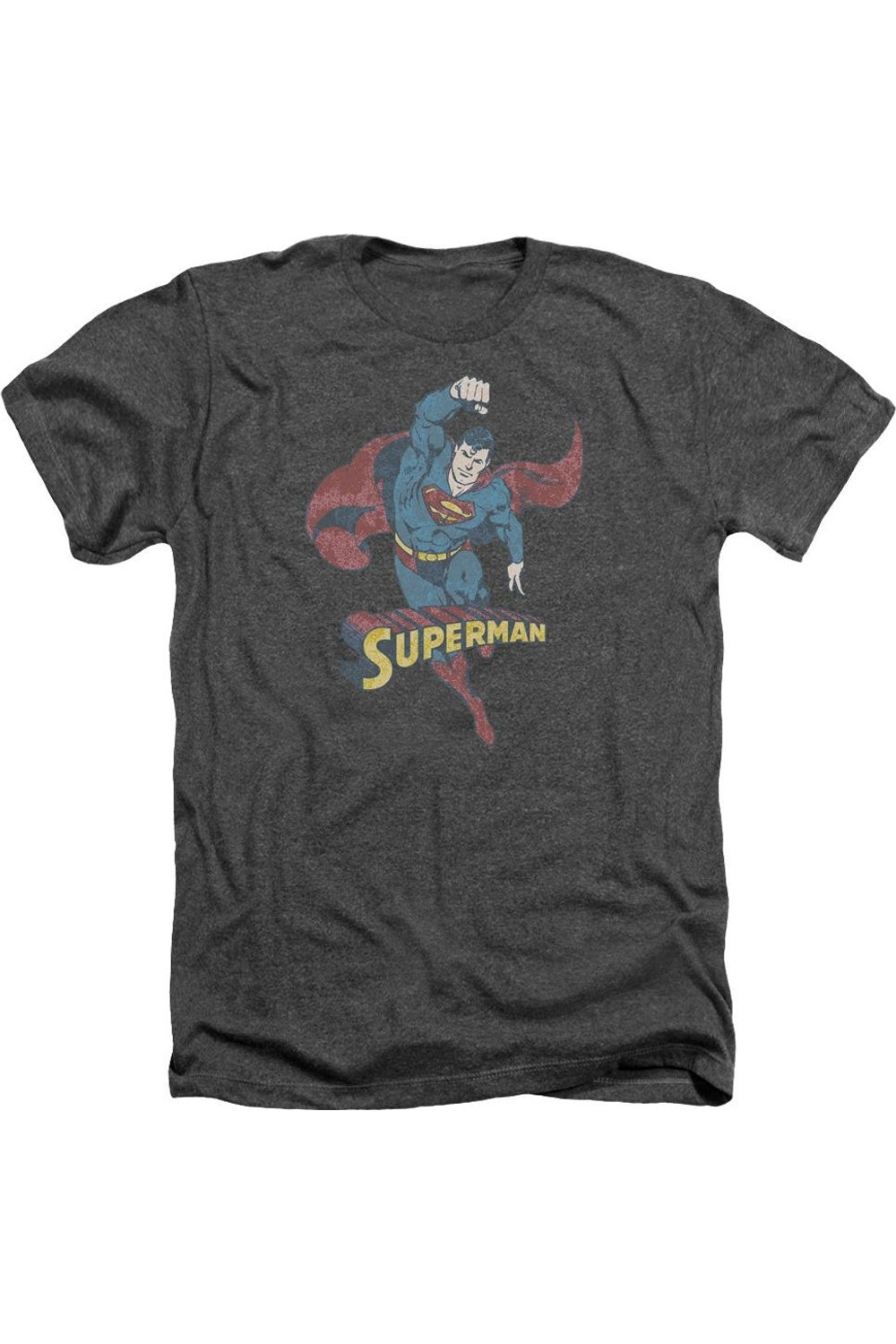 Футболка / футболка DC Comics Desaturated Superman Adult Heather Gildan, цвет charcoal 
Футболка / футболка DC Comics Desaturated Superman Adult Heather Gildan, цвет charcoal