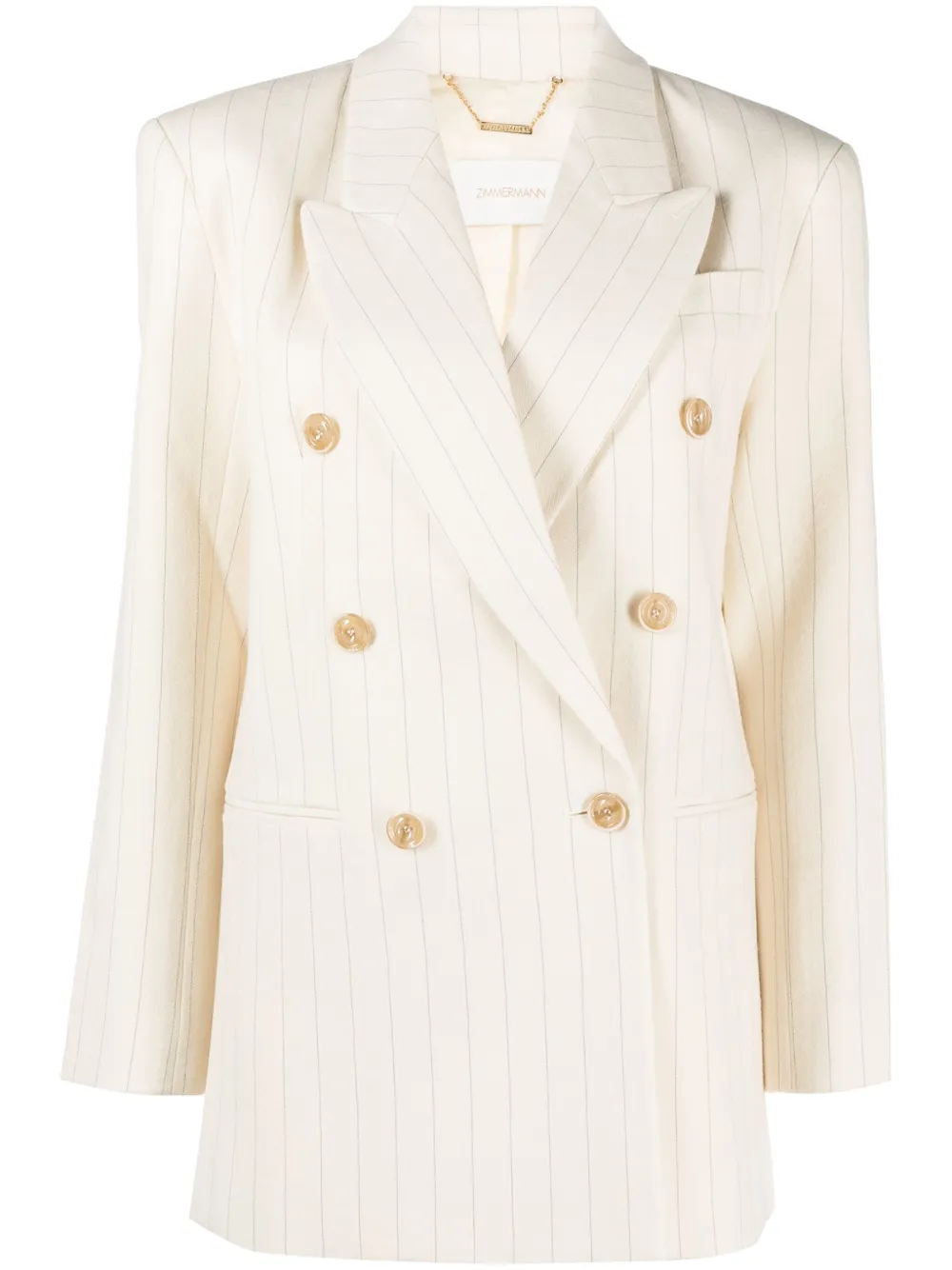 Двубортный блейзер Luminosity в тонкую полоску ZIMMERMANN, нейтральный
Двубортный блейзер Luminosity в тонкую полоску ZIMMERMANN, нейтральный